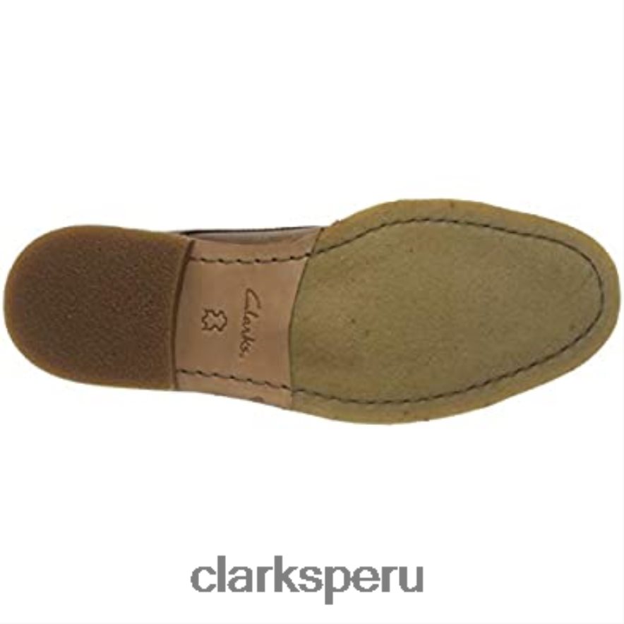 Botas clásicas lea clarks clarkdale bara marrón tostado oscuro para hombre hombres Clarks 40N4LX2104 marrón oscuro bronceado lea