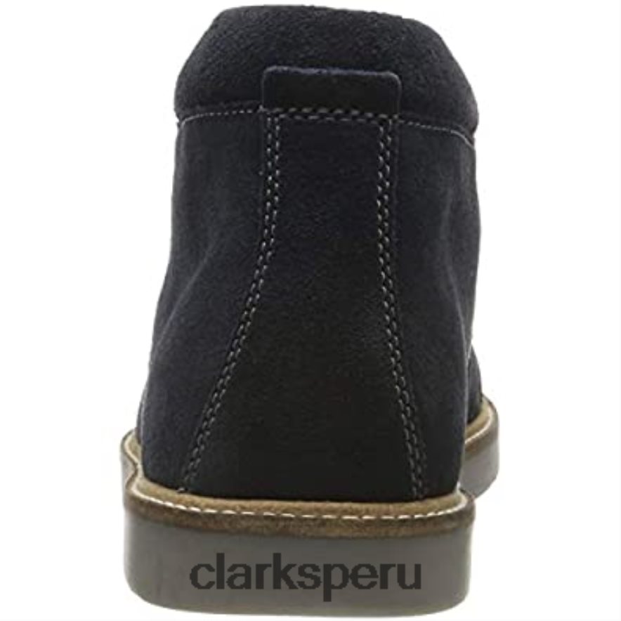 botas clásicas clarks grandtop de ante azul marino ante azul marino hombres Clarks 40N4LX1427 ante azul marino ante azul marino