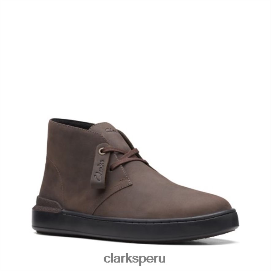 Bota safari Clarks Court Lite marrón oscuro marrón oscuro hombres Clarks 40N4LX5488 marron oscuro