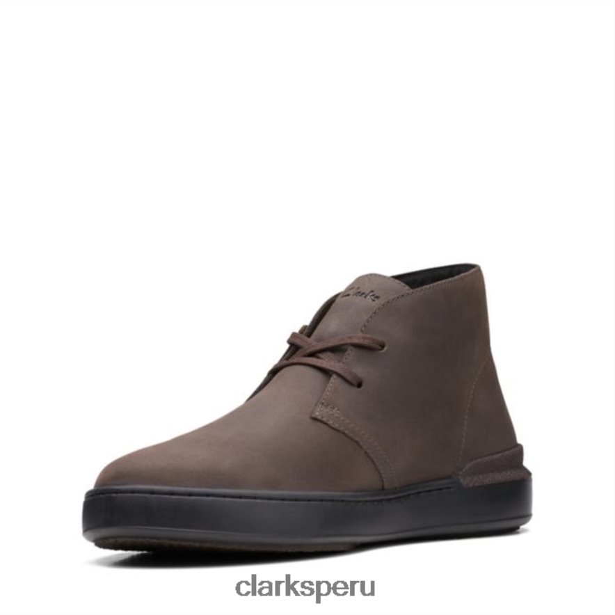 Bota safari Clarks Court Lite marrón oscuro marrón oscuro hombres Clarks 40N4LX5488 marron oscuro