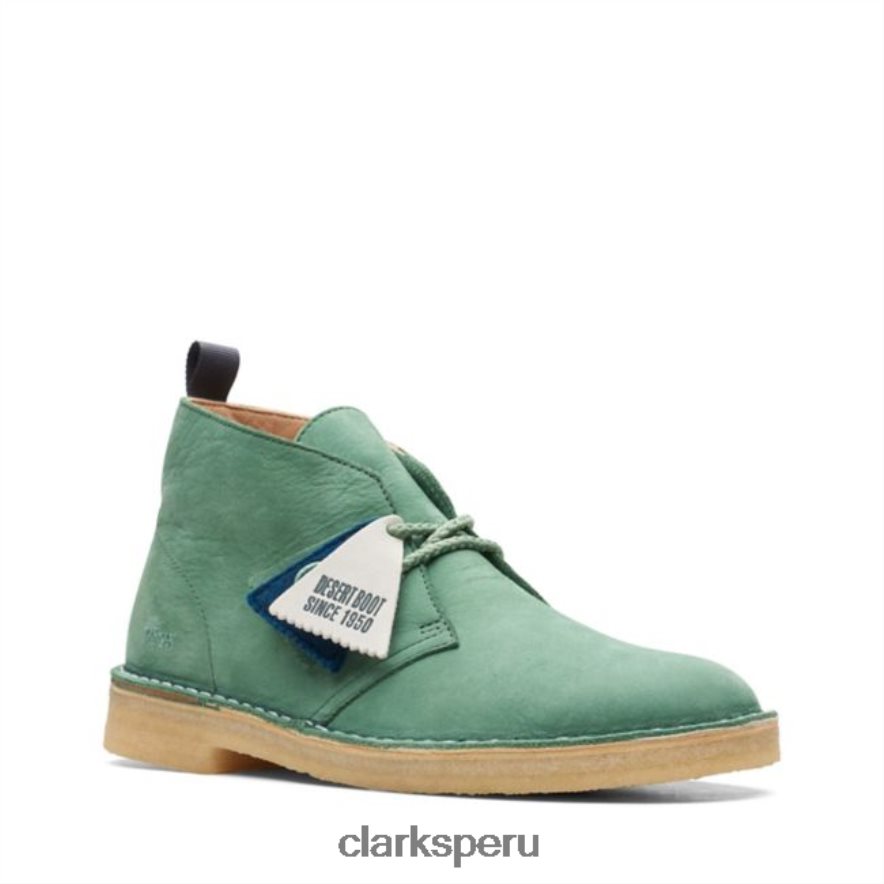 Clarks nubuck verde bota desierto nubuck verde hombres Clarks 40N4LX5705 nubuck verde