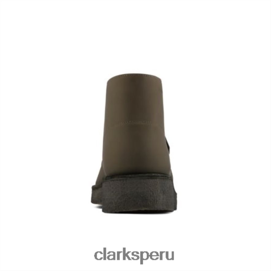 bota desierto221 clarks de cuero verde oliva hombres Clarks 40N4LX4366 cuero oliva