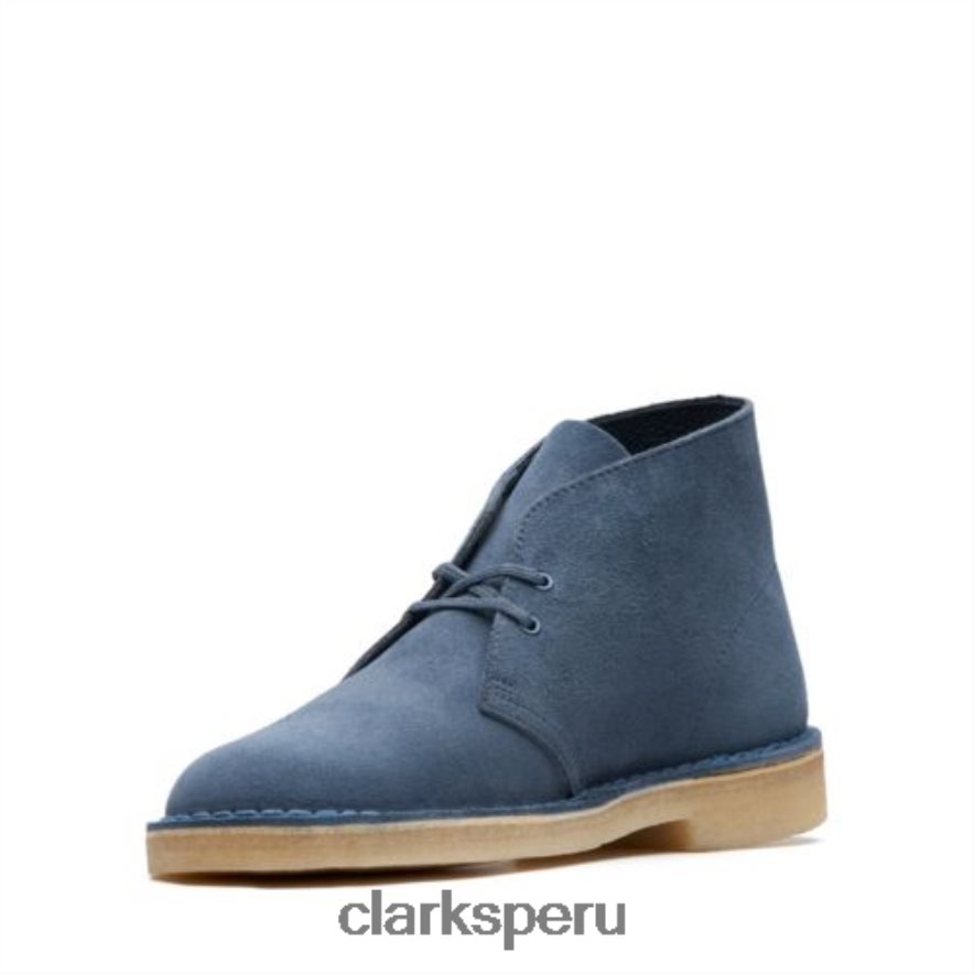 bota desierto azul clarks hombres Clarks 40N4LX4377 azul