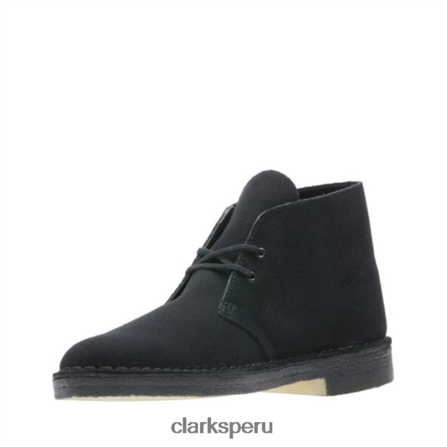 bota desierto clarks ante negro hombres Clarks 40N4LX6711 ante negro