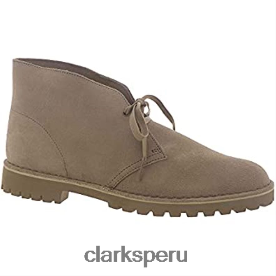 bota hombre desert rock clarks arena ante hombres Clarks 40N4LX69 gamuza arena