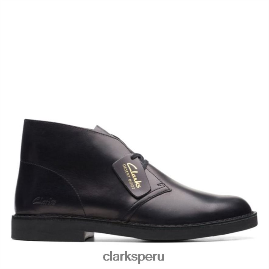 bota safari de cuero negro 2 clarks de cuero negro hombres Clarks 40N4LX5716 cuero negro