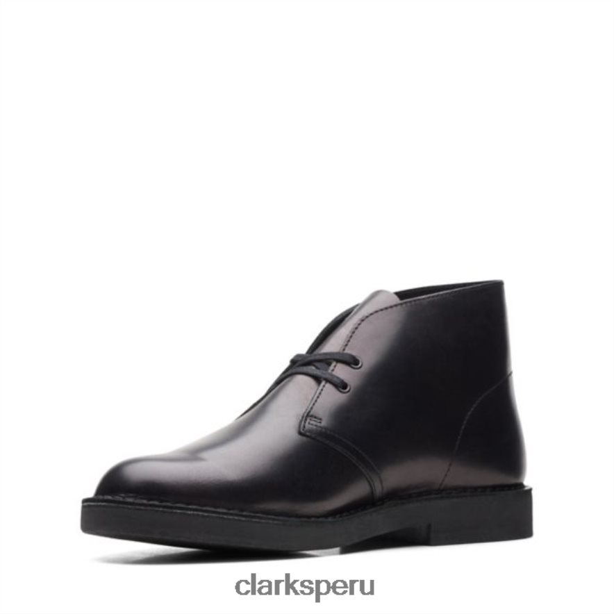 bota safari de cuero negro 2 clarks de cuero negro hombres Clarks 40N4LX5716 cuero negro