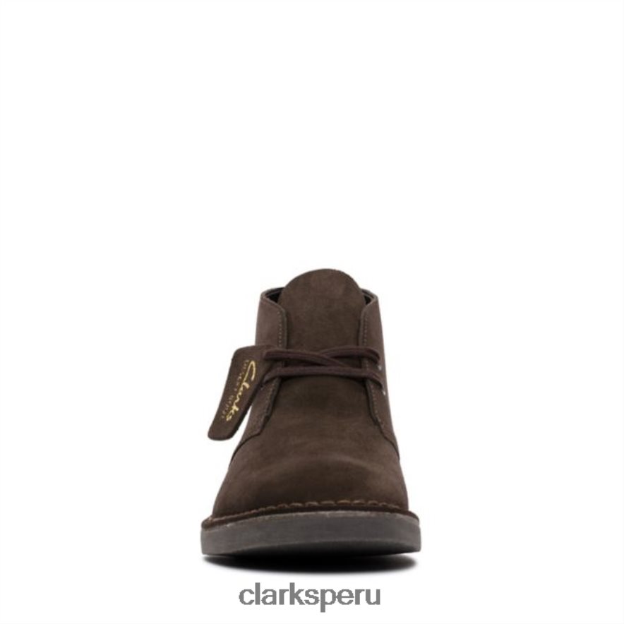 botas clarks desert evo ante marrón oscuro ante marrón oscuro hombres Clarks 40N4LX5514 gamuza marrón oscuro