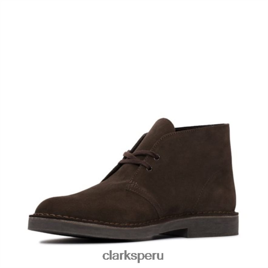 botas clarks desert evo ante marrón oscuro ante marrón oscuro hombres Clarks 40N4LX5514 gamuza marrón oscuro