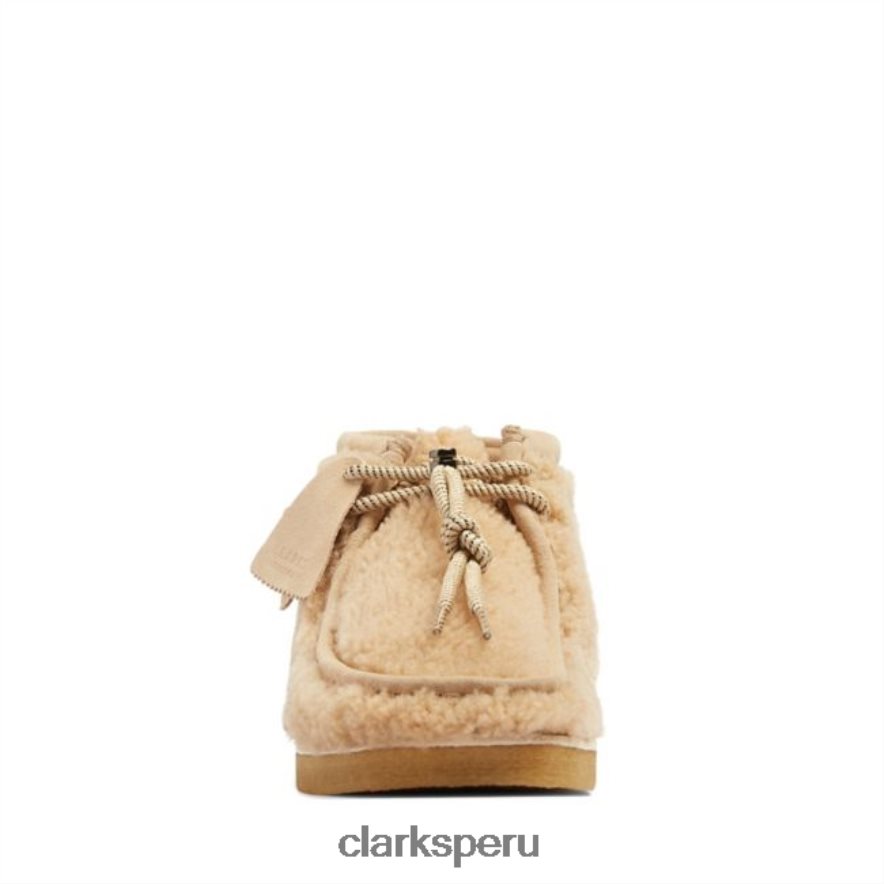 Bota clarks wallabee lana beige lana beige hombres Clarks 40N4LX5723 lana beige