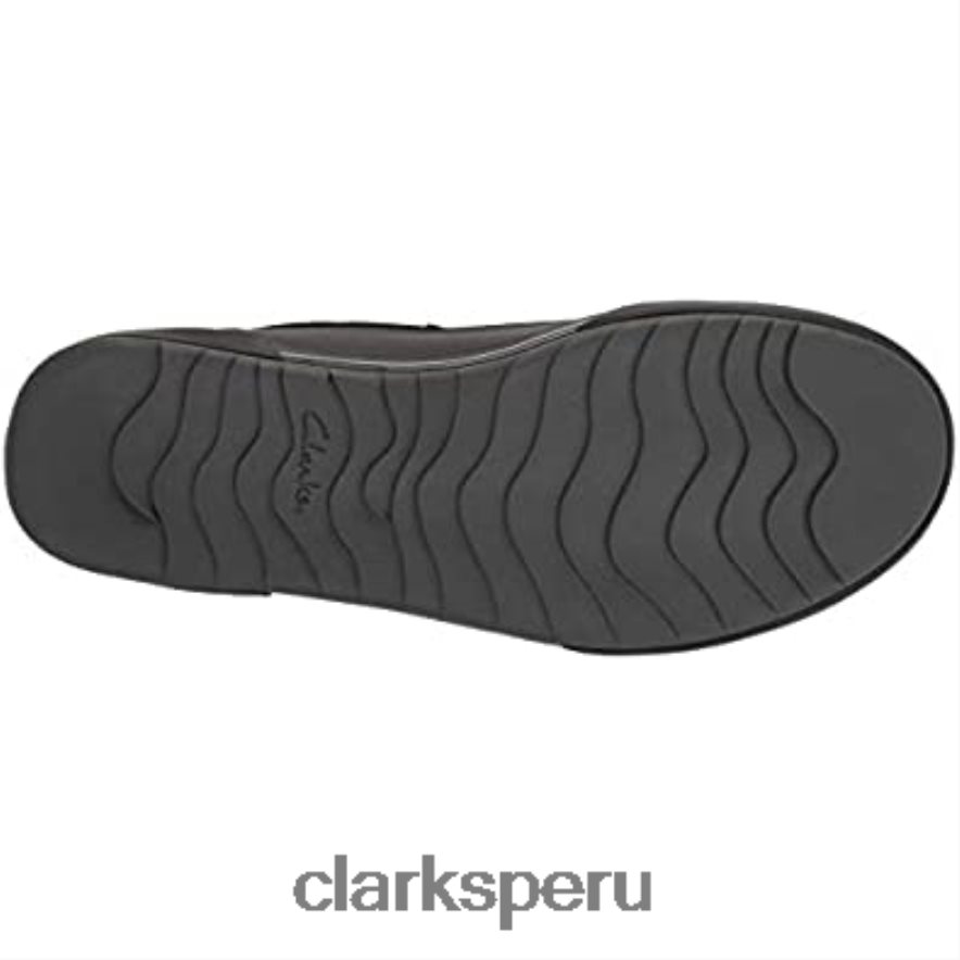 Botín clarks bowman para hombre de cuero negro cuero negro hombres Clarks 40N4LX2584 cuero negro