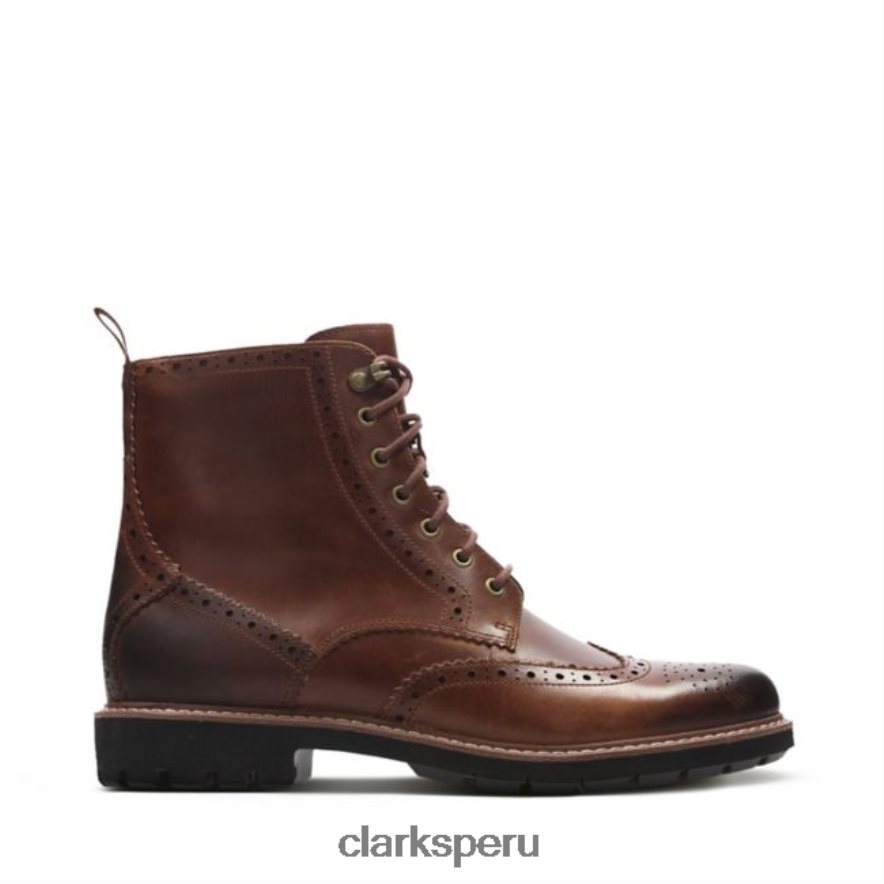 Batcombe Lord de cuero tostado oscuro Clarks de cuero tostado oscuro hombres Clarks 40N4LX5660 cuero bronceado oscuro