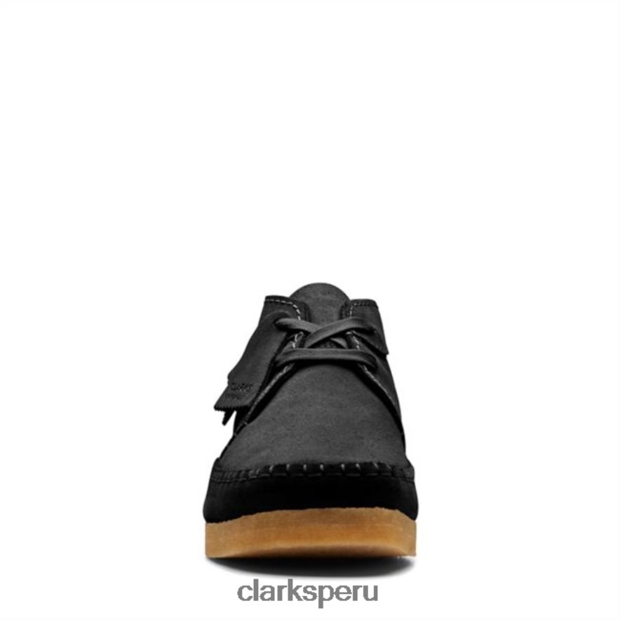 Bota clarks weaver de ante negro ante negro hombres Clarks 40N4LX6640 ante negro