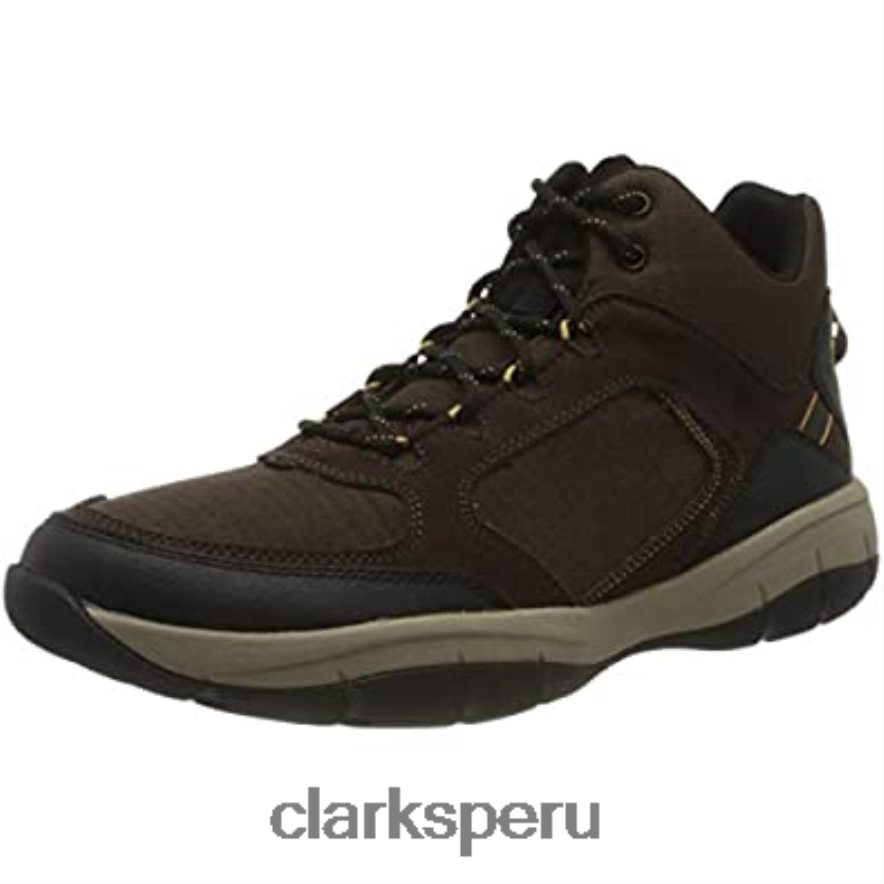 Bota de becerro clarks ervmid para hombre marrón hombres Clarks 40N4LX1330 marrón