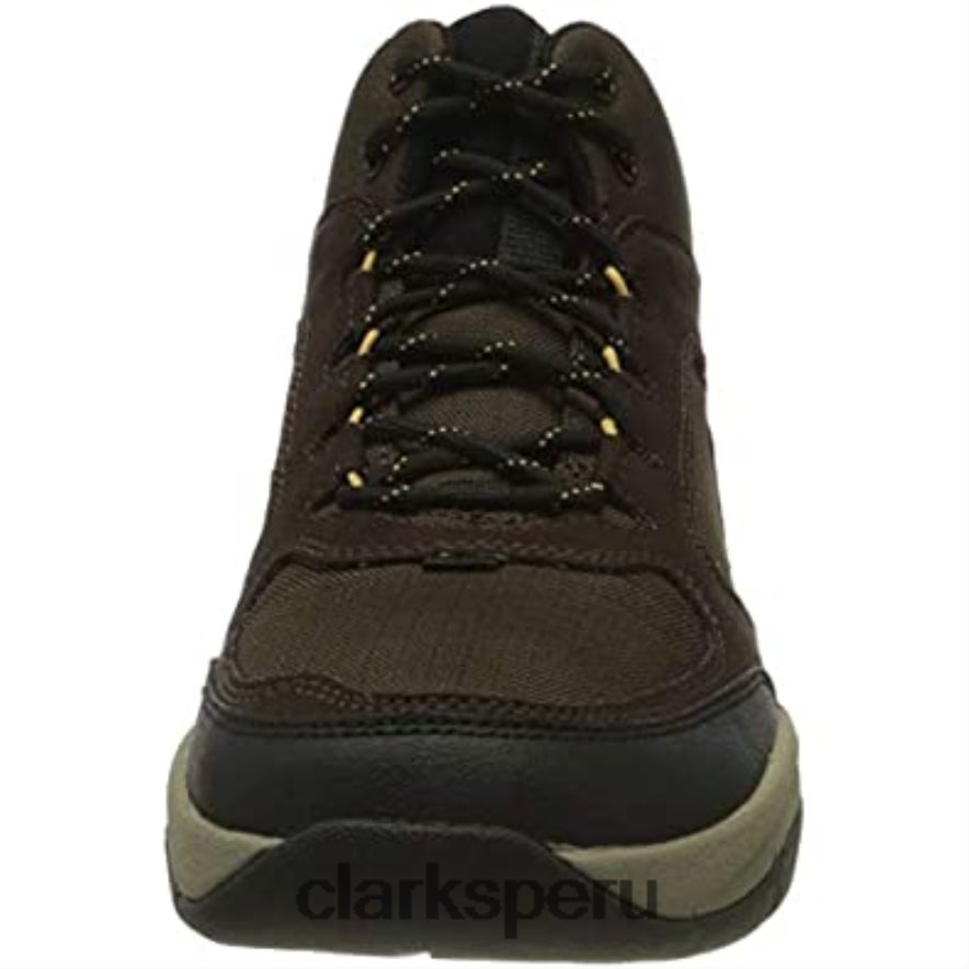 Bota de becerro clarks ervmid para hombre marrón hombres Clarks 40N4LX1330 marrón