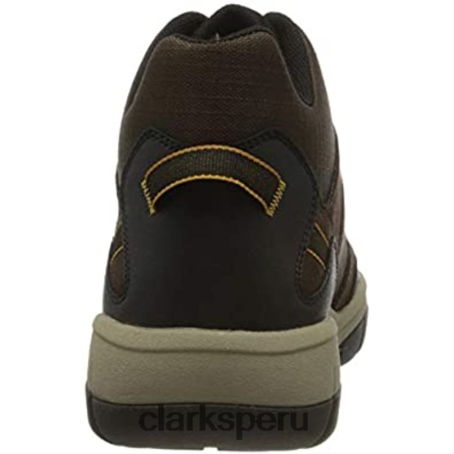 Bota de becerro clarks ervmid para hombre marrón hombres Clarks 40N4LX1330 marrón