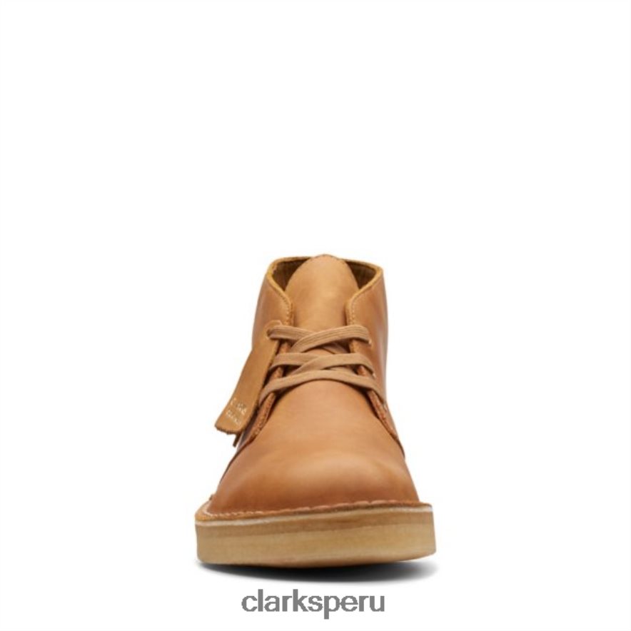 Clarks de cuero color tostado carbón del desierto hombres Clarks 40N4LX6614 cuero marrón