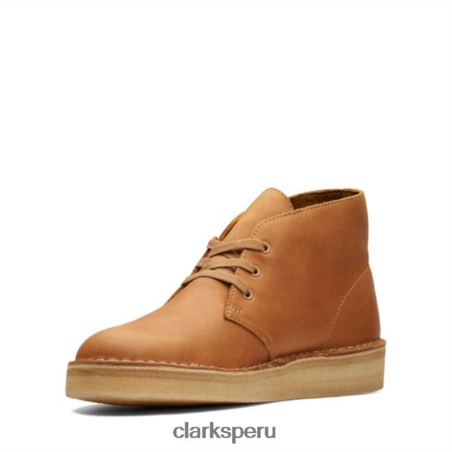 Clarks de cuero color tostado carbón del desierto hombres Clarks 40N4LX6614 cuero marrón