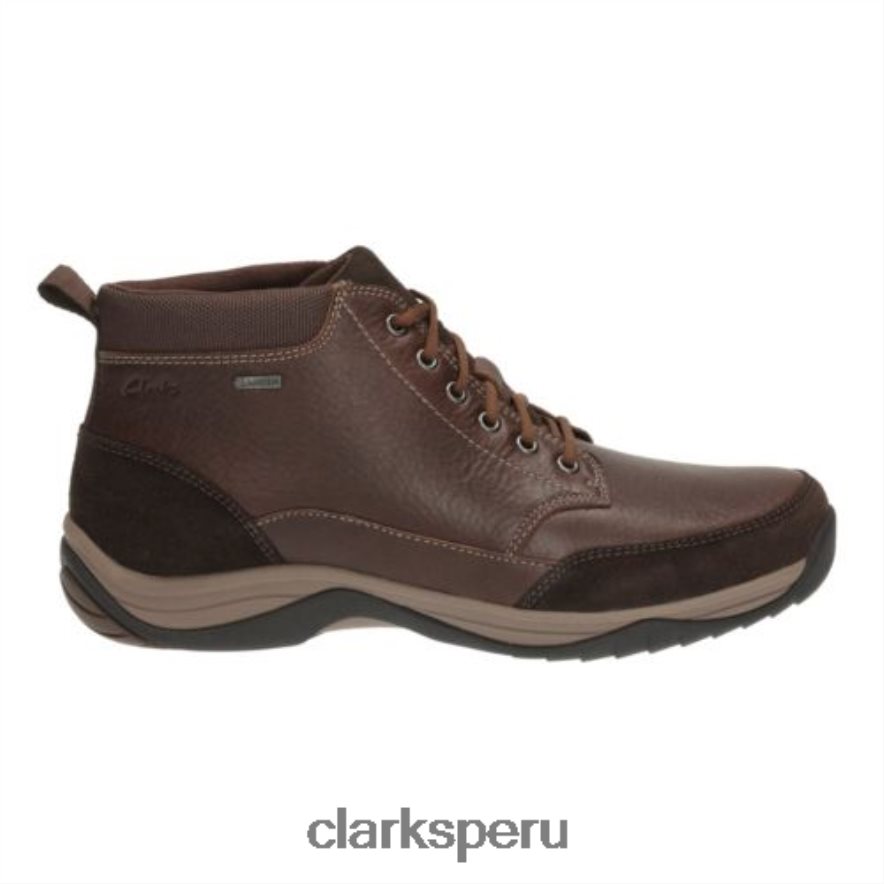 caoba ny clarks baystone top gtx hombres Clarks 40N4LX4376 caoba