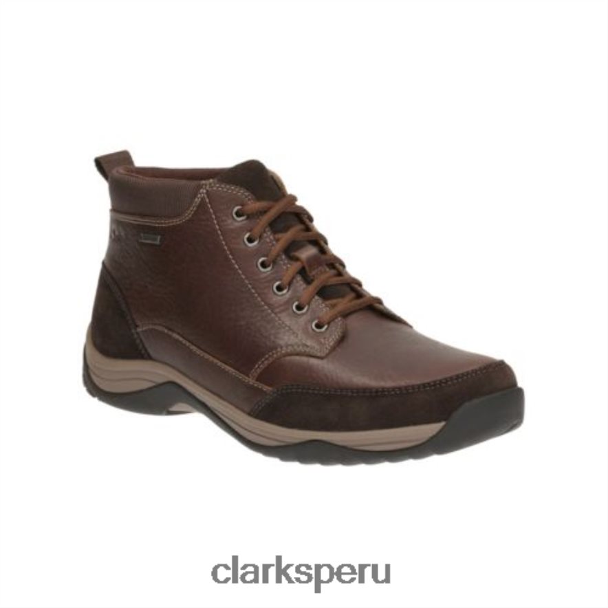 caoba ny clarks baystone top gtx hombres Clarks 40N4LX4376 caoba