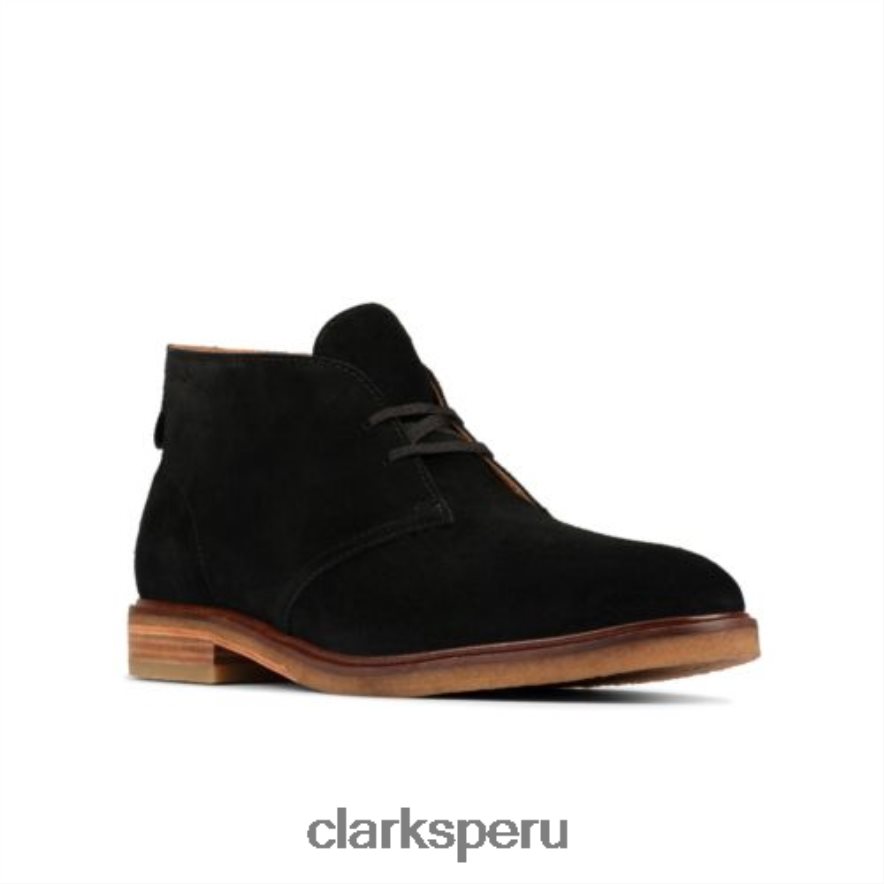 clarks ante negro clarkdale d bt hombres Clarks 40N4LX4353 ante negro