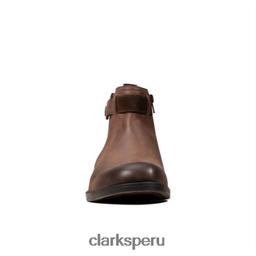 clarks brocton zip cuero marrón hombres Clarks 40N4LX4362 cuero marrón