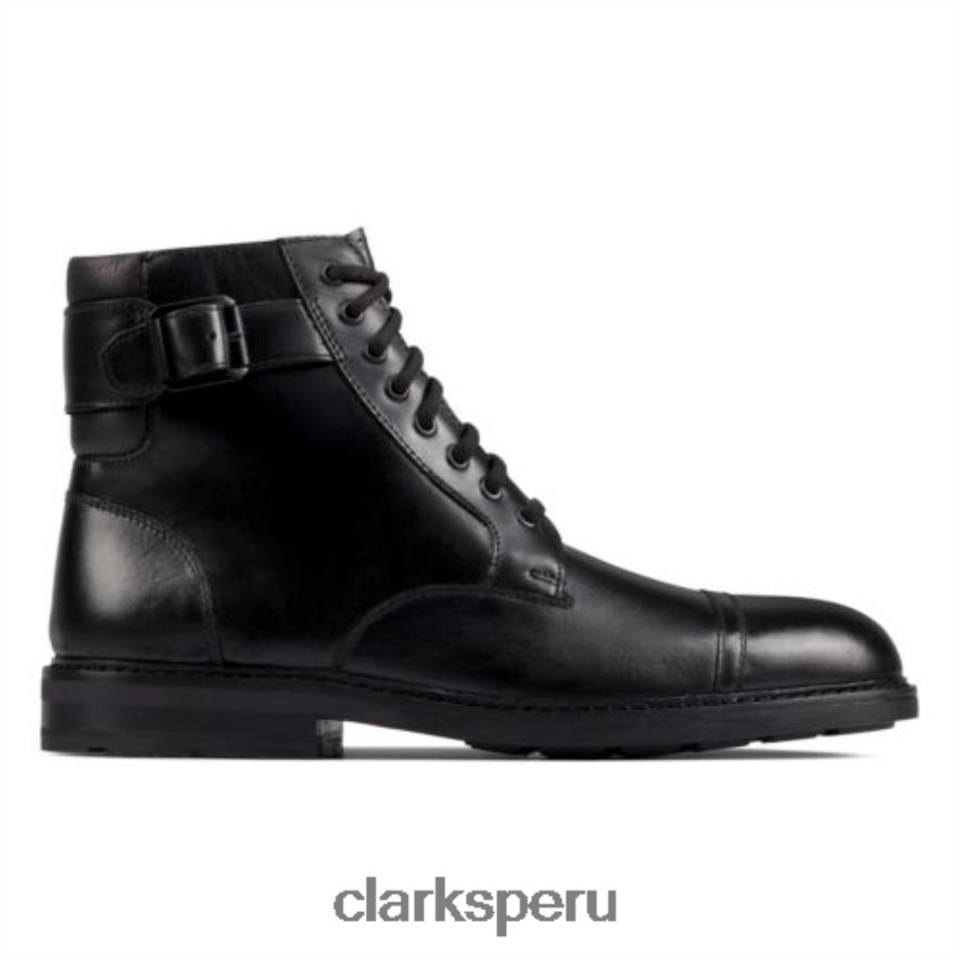 clarks clarkdale hola cuero negro hombres Clarks 40N4LX4354 cuero negro