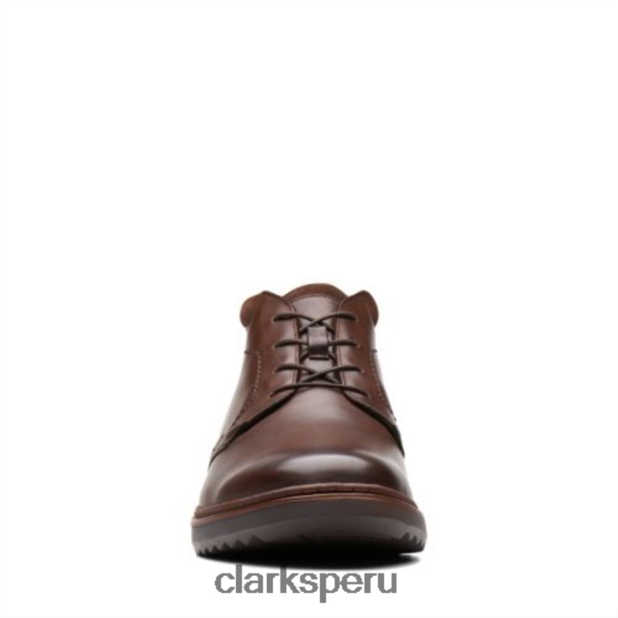 clarks cuero marrón un geo mid gtx hombres Clarks 40N4LX4385 cuero marrón