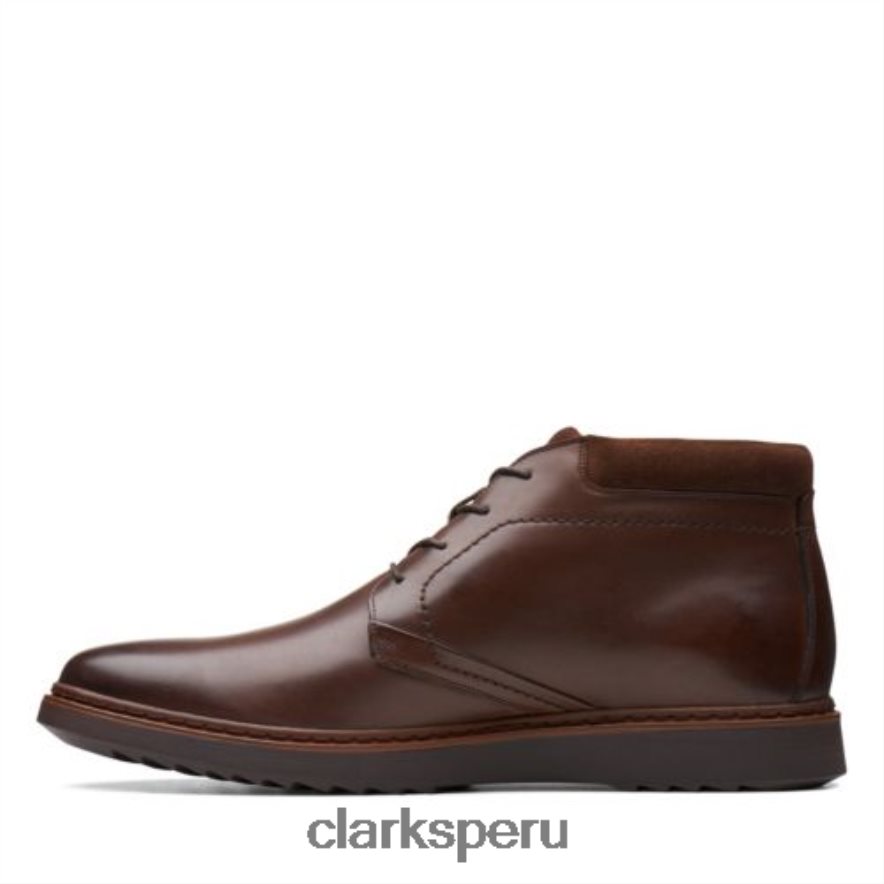 clarks cuero marrón un geo mid gtx hombres Clarks 40N4LX4385 cuero marrón