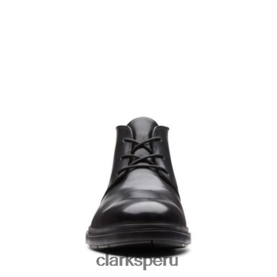 clarks de cuero negro medio un sastre hombres Clarks 40N4LX4374 cuero negro
