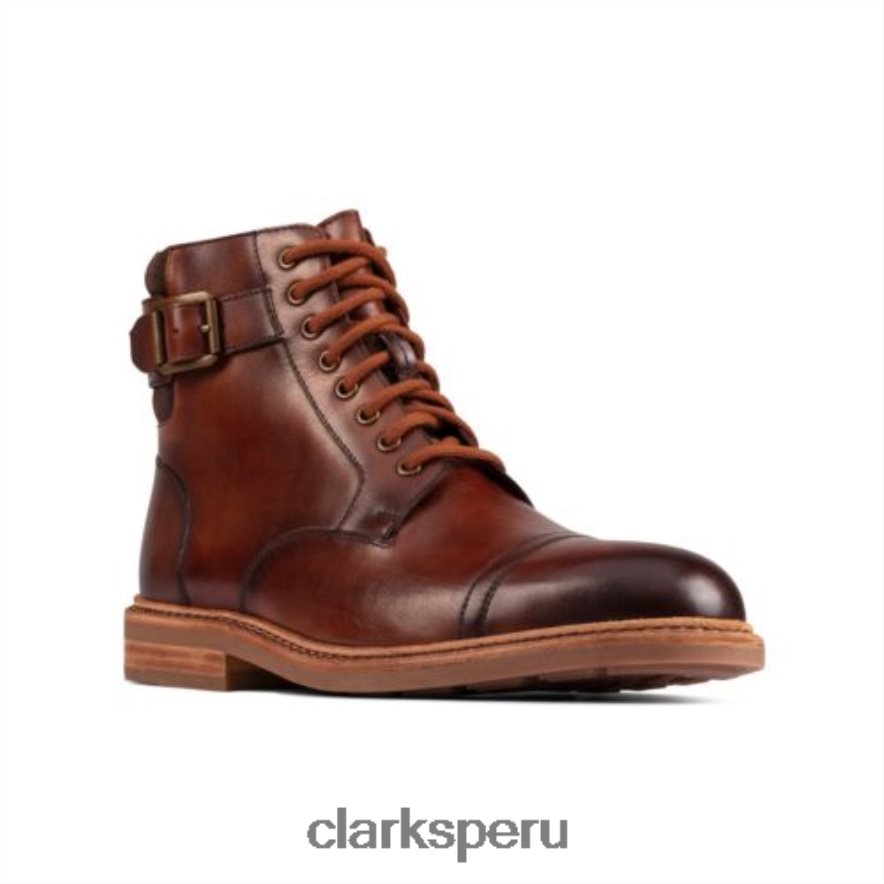 clarks de cuero tostado clarkdale hola hombres Clarks 40N4LX4355 cuero marrón