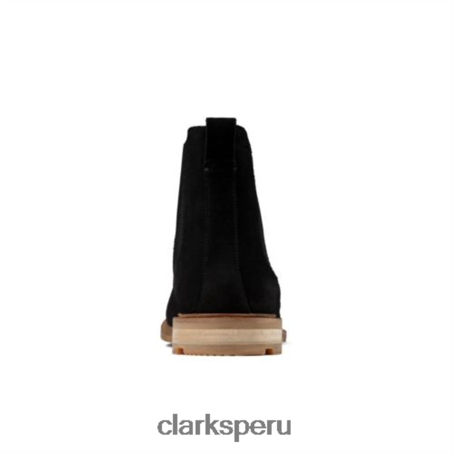 clarks foxwell top ante negro hombres Clarks 40N4LX4378 ante negro