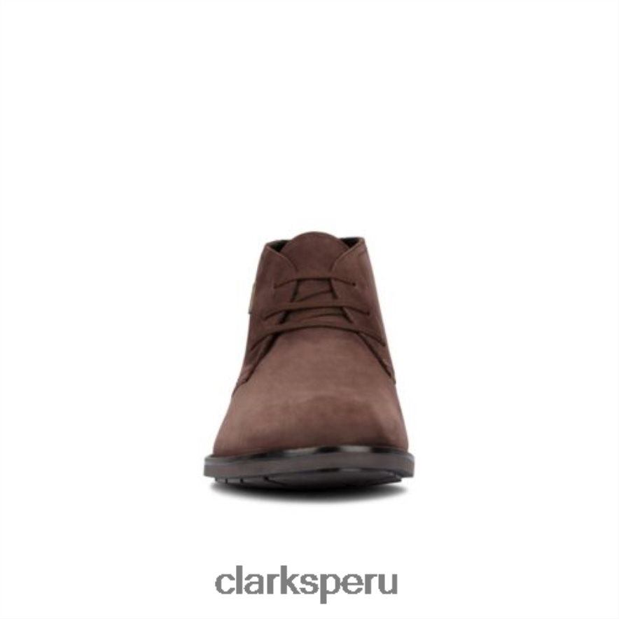 clarks ronnie lo gtx nubuck marrón oscuro hombres Clarks 40N4LX4361 nubuck marrón oscuro