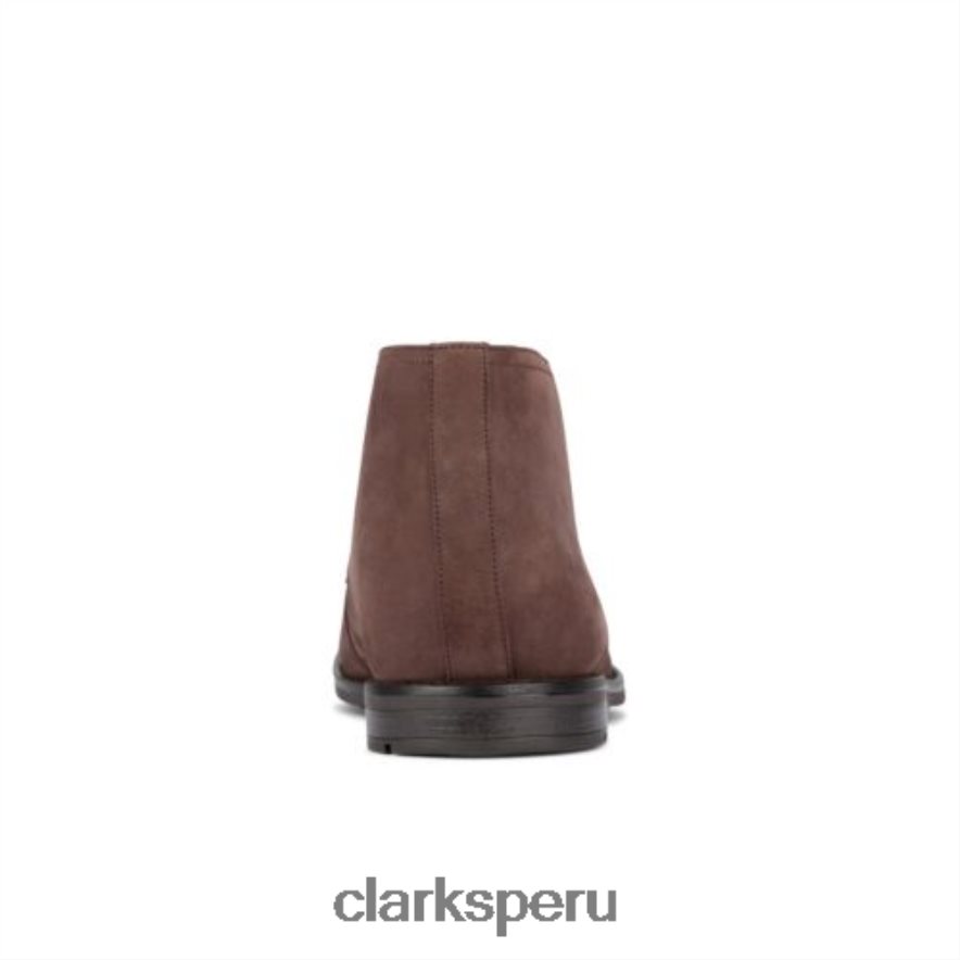 clarks ronnie lo gtx nubuck marrón oscuro hombres Clarks 40N4LX4361 nubuck marrón oscuro