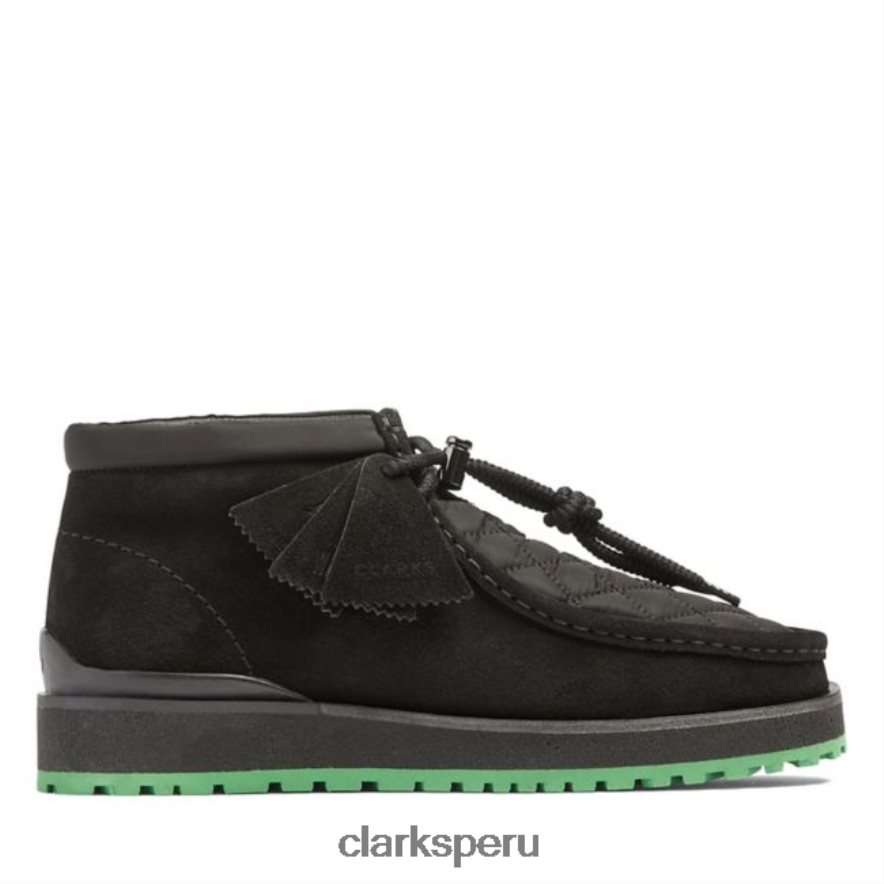 monwallabee negro/verde negro/verde clarks hombres Clarks 40N4LX6686 verde negro