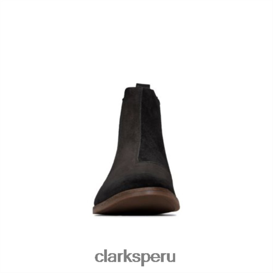 top clarks stanford de ante negro hombres Clarks 40N4LX4360 ante negro