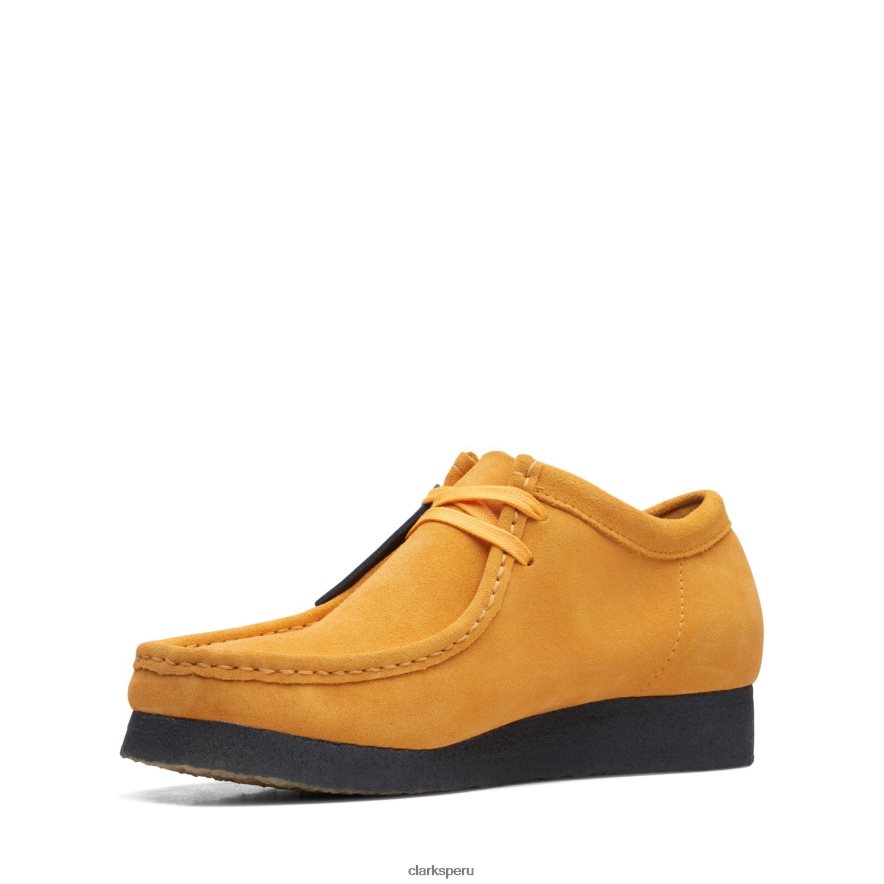 Clarks wallabee amarillo bajo/azul hombres Clarks 40N4LX3588 amarillo azul