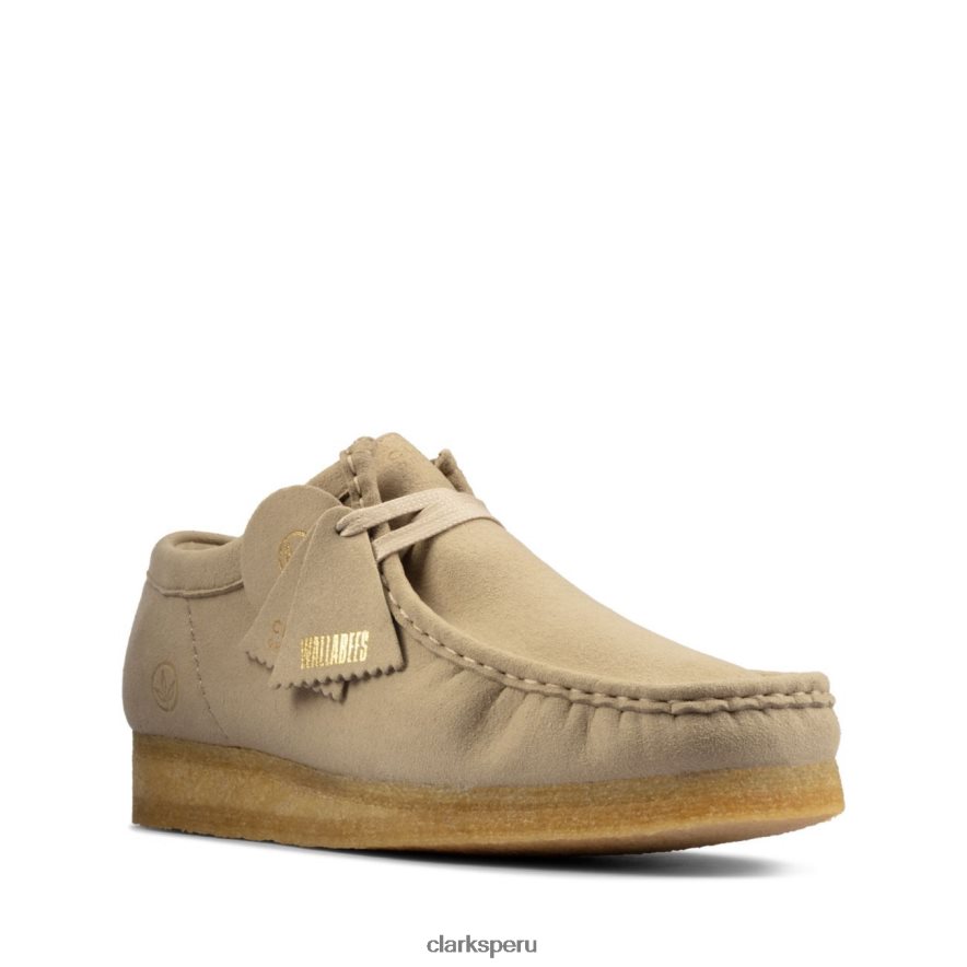 arena vegana clarks wallabee hombres Clarks 40N4LX3624 arena vegana
