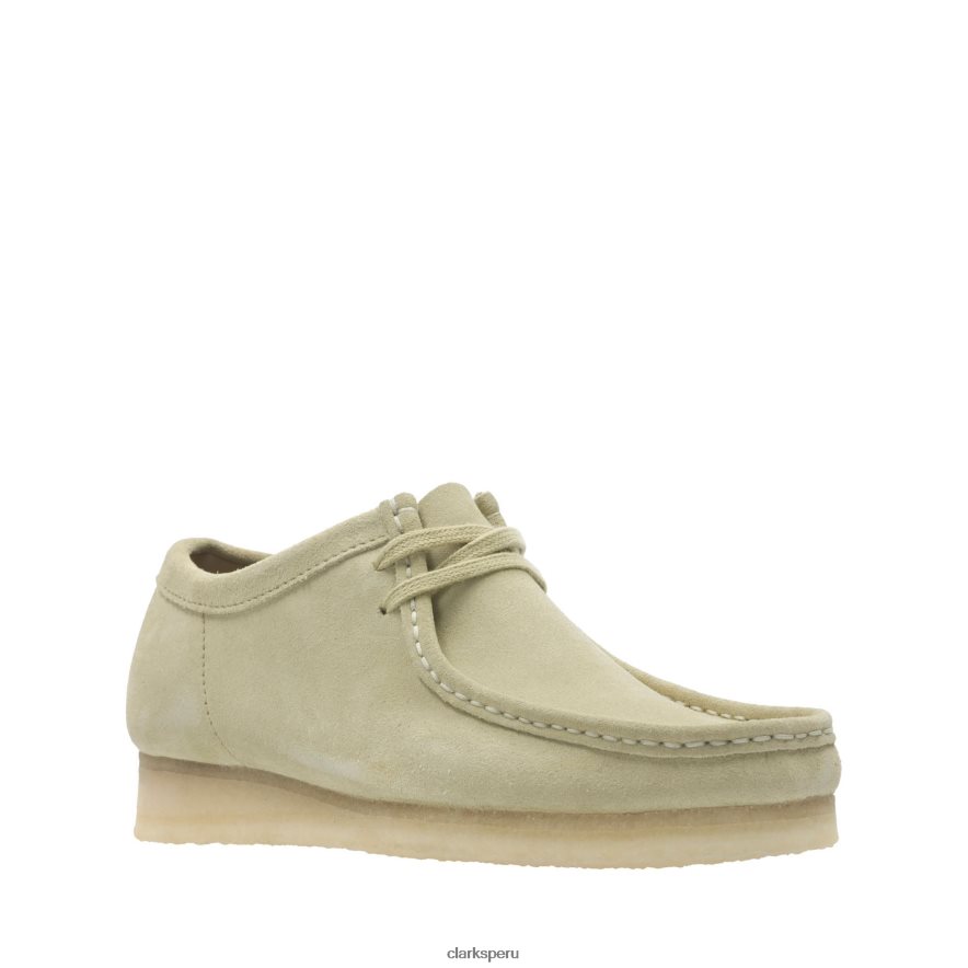 clarks wallabee ante arce hombres Clarks 40N4LX3483 gamuza de arce