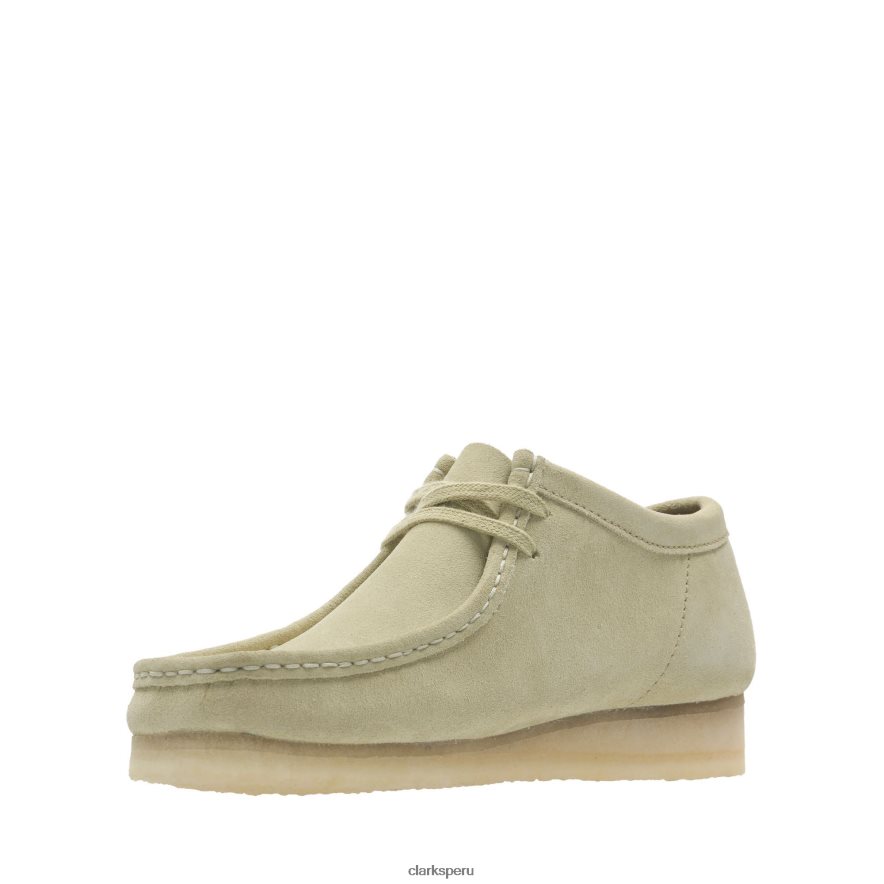 clarks wallabee ante arce hombres Clarks 40N4LX3483 gamuza de arce