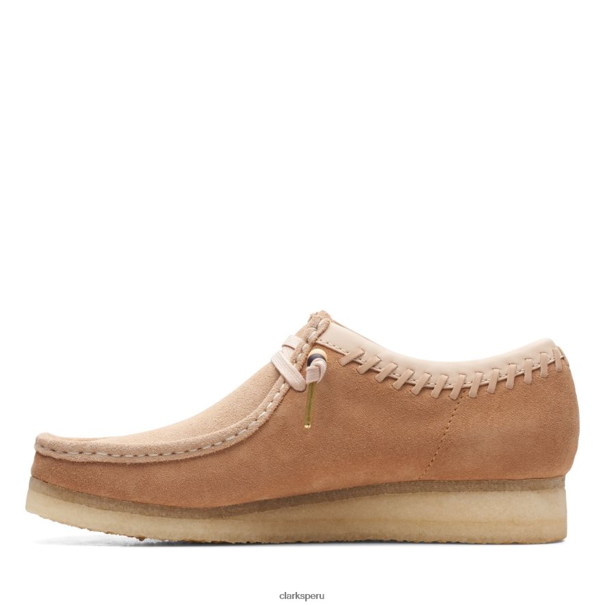 clarks wallabee combinados rosa rubor hombres Clarks 40N4LX3712 combinación rosa rubor