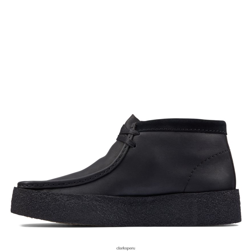 taza wallabee de cuero negro bt clarks hombres Clarks 40N4LX3564 cuero negro