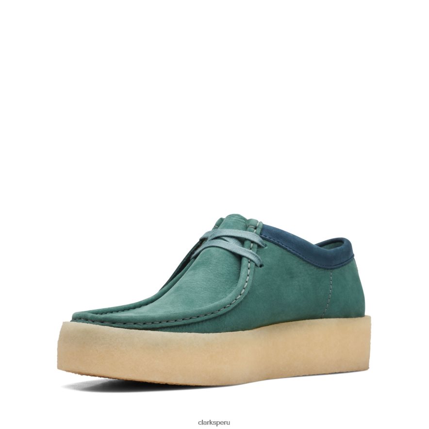 taza wallabee verde azulado clarks hombres Clarks 40N4LX3612 verde azulado