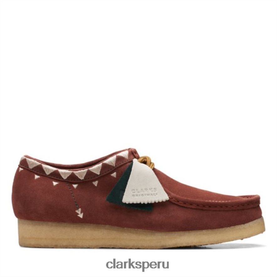 wallabee castaño clarks castaño hombres Clarks 40N4LX6605 castaño