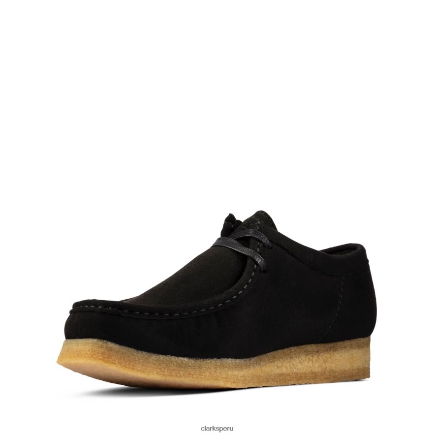 wallabee clarks negro vegano hombres Clarks 40N4LX3621 vegano negro