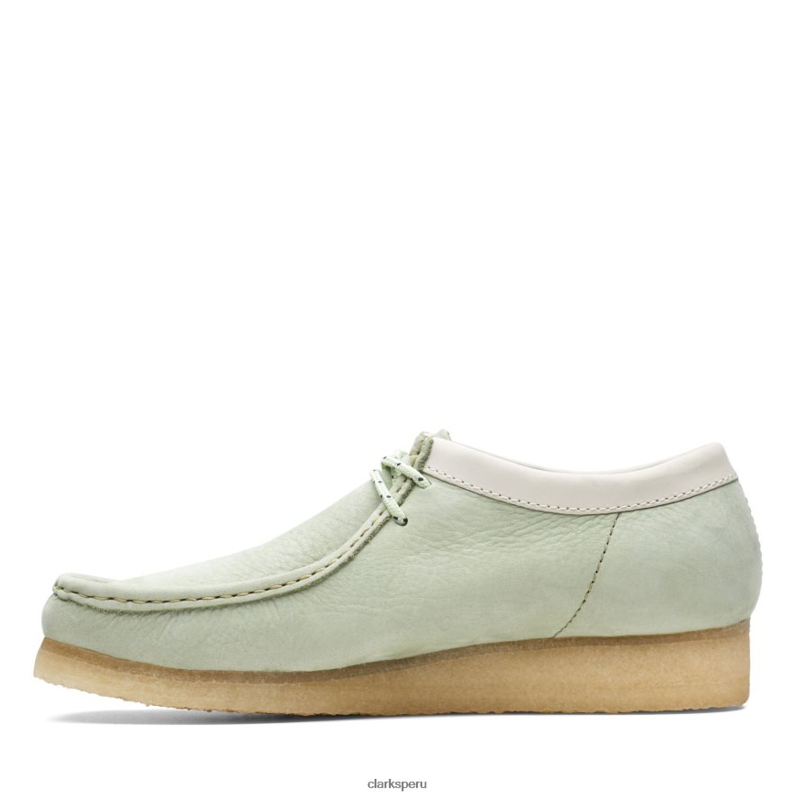 wallabee clarks verde pálido hombres Clarks 40N4LX3709 Verde pálido