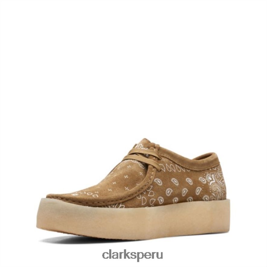 estampado oliva oscuro taza clarks wallabee estampado oliva oscuro hombres Clarks 40N4LX6635 estampado oliva oscuro