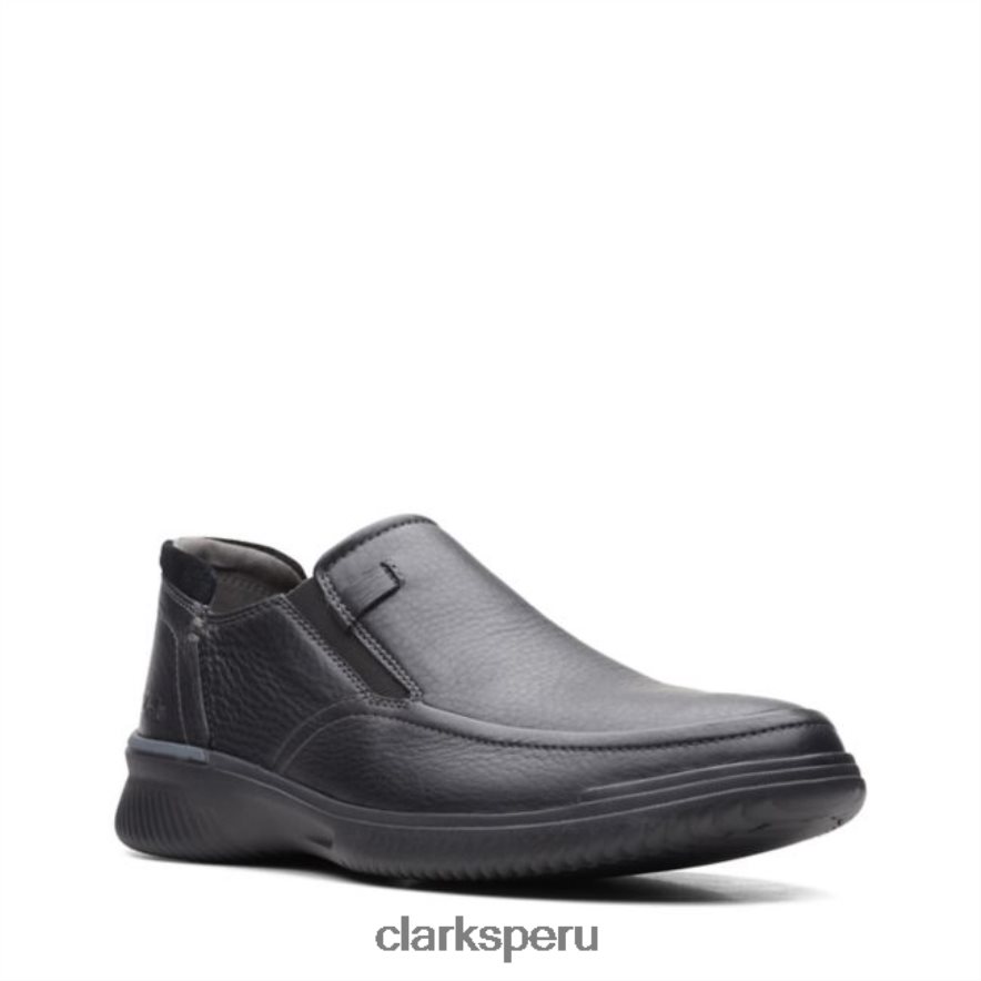 clarks de cuero negro donaway step de cuero negro hombres Clarks 40N4LX5524 cuero negro
