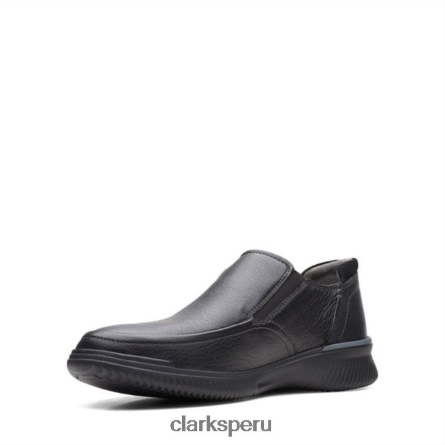 clarks de cuero negro donaway step de cuero negro hombres Clarks 40N4LX5524 cuero negro