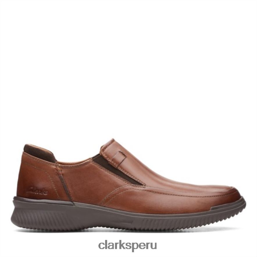 clarks donaway step cuero tostado oscuro cuero tostado oscuro hombres Clarks 40N4LX5506 cuero bronceado oscuro